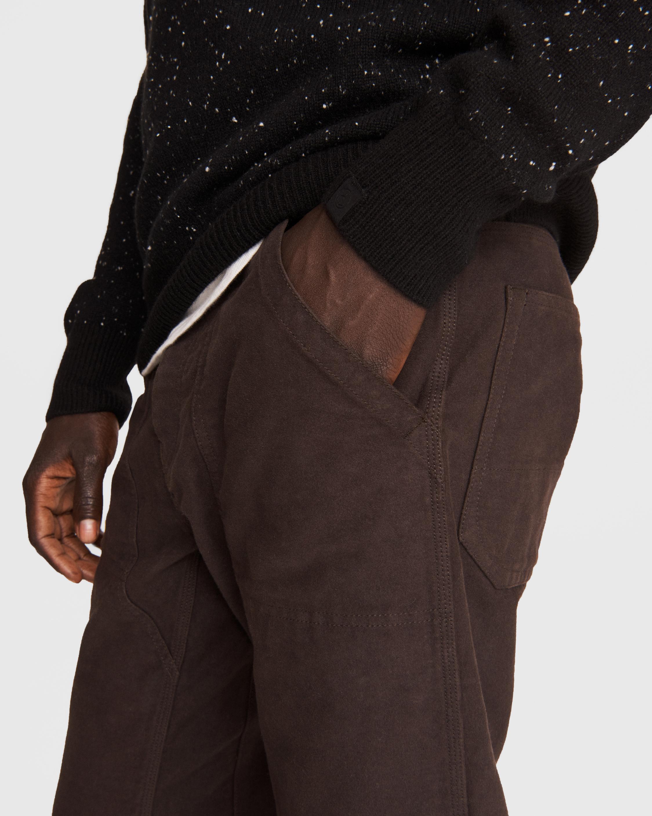 Slouch Cotton Moleskin Pant Espresso rag & bone