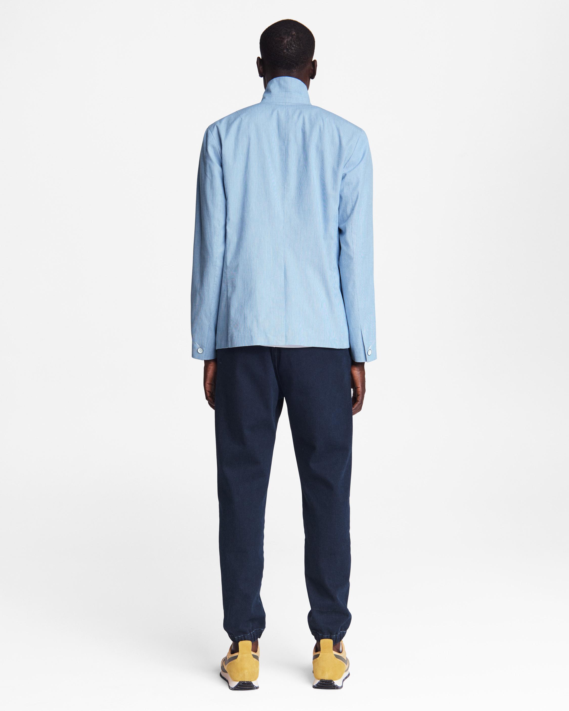 Japanese Cotton Parker Blazer - Light Blue Stripe | rag & bone