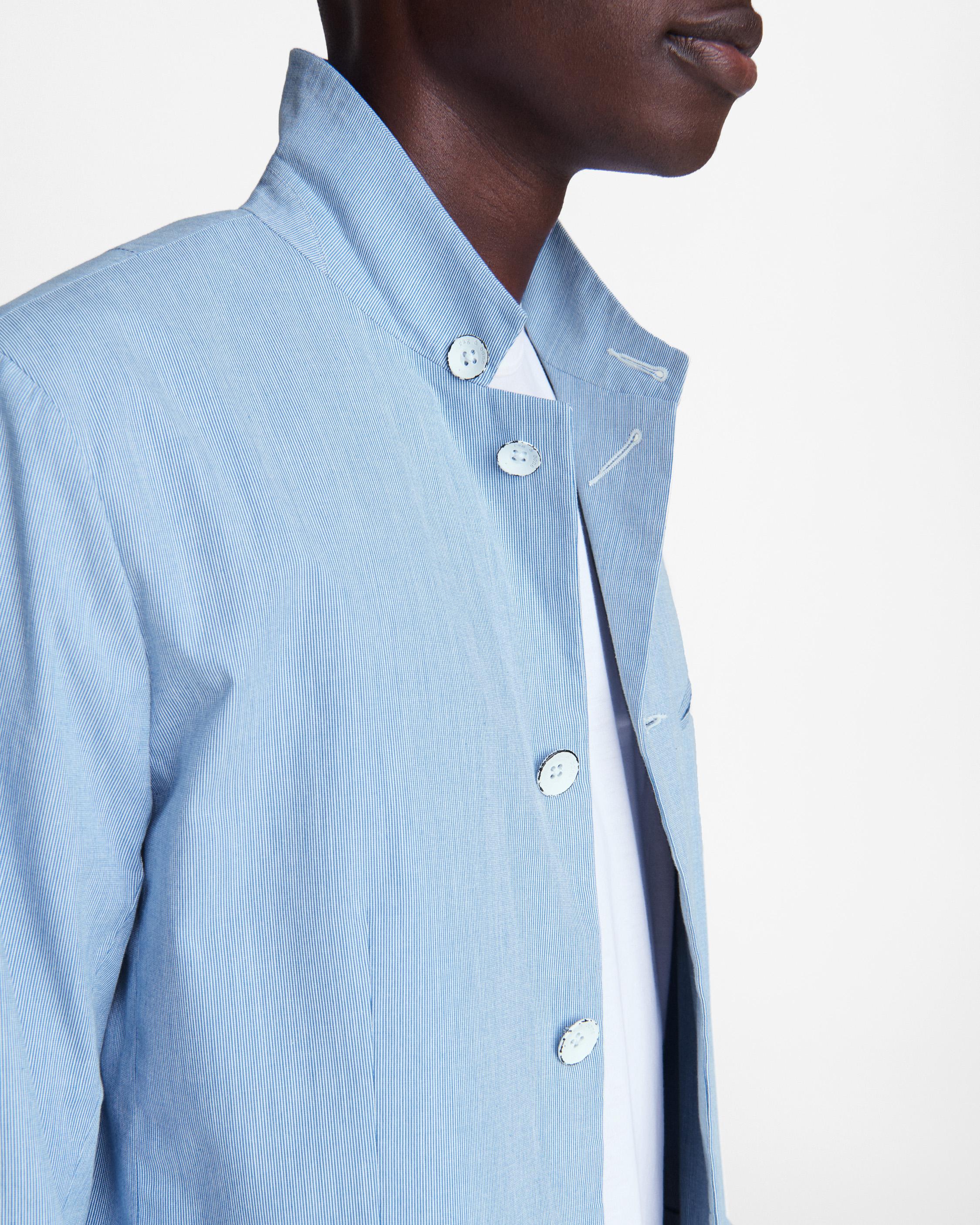 Japanese Cotton Parker Blazer - Light Blue Stripe | rag & bone