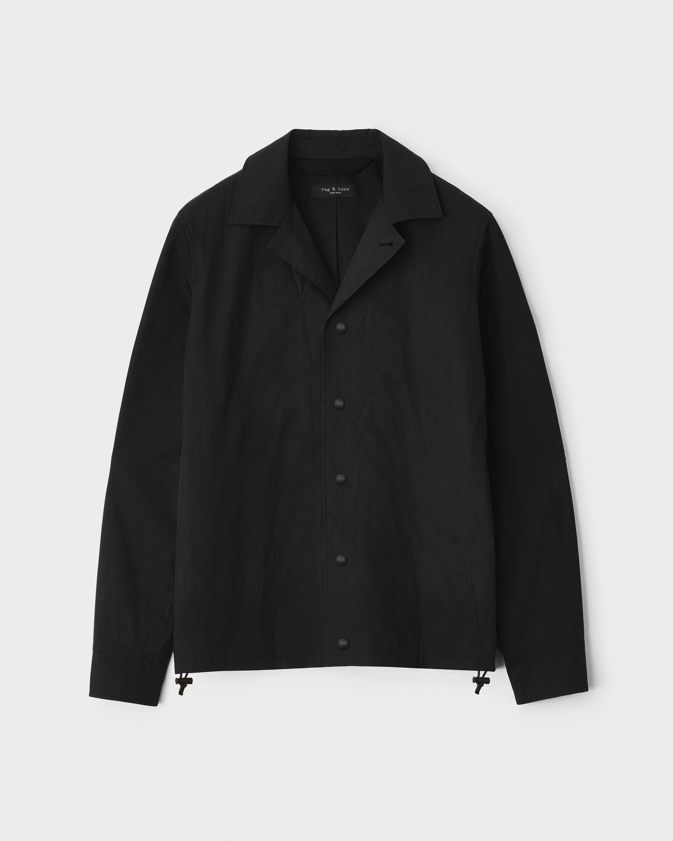 Finlay Water Resistant Shirt Jacket Black rag bone