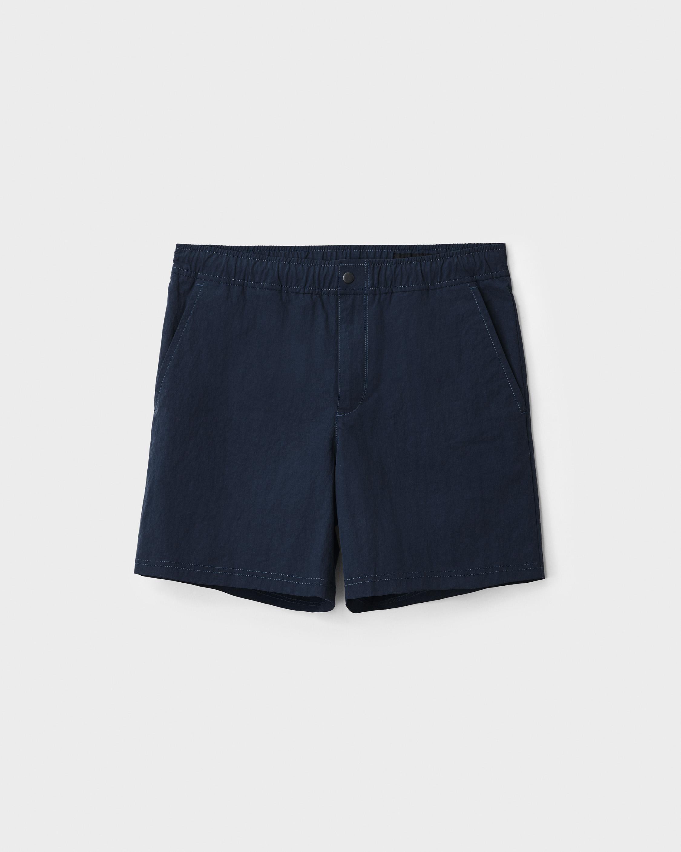 Eaton Water Resistant Pull On Short - Dusk Blue