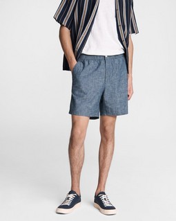 Eaton Pull On Chambray Short image number 1