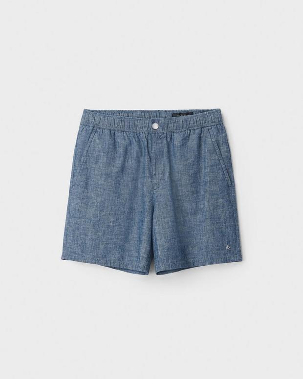 Eaton Pull On Chambray Short image number 3