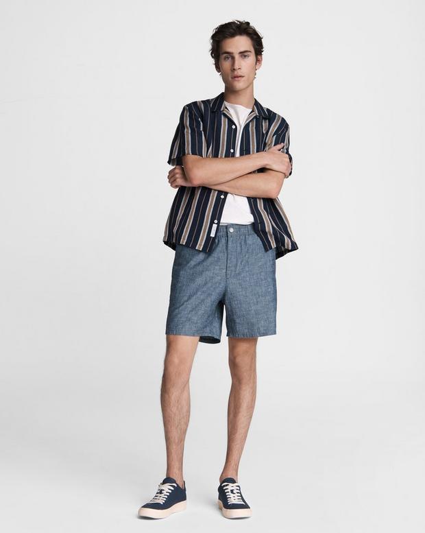 Eaton Pull On Chambray Short image number 4