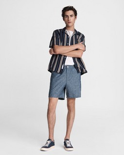 Eaton Pull On Chambray Short image number 3