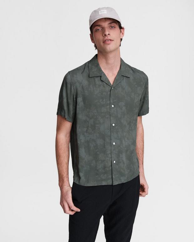 Avery Rayon Shirt - Camo Dye | rag & bone Avery Rayon Shirt - Camo Dye | rag & bone
