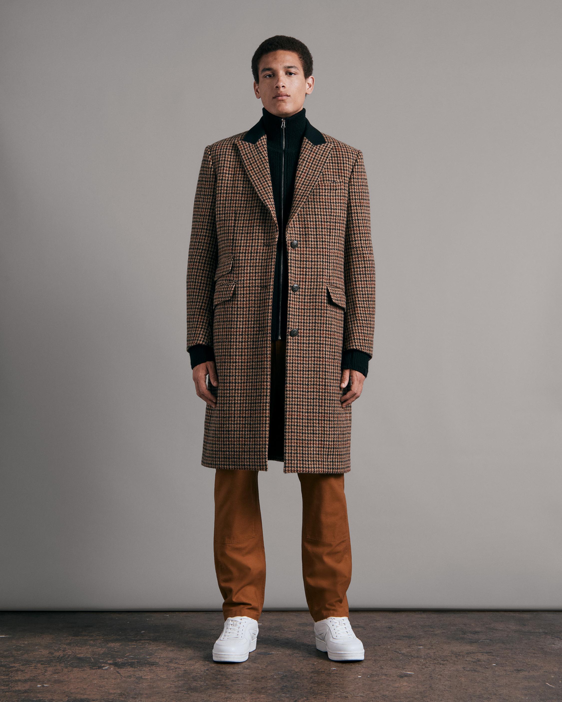 Buy the Cambridge Houndstooth Wool Coat | rag & bone