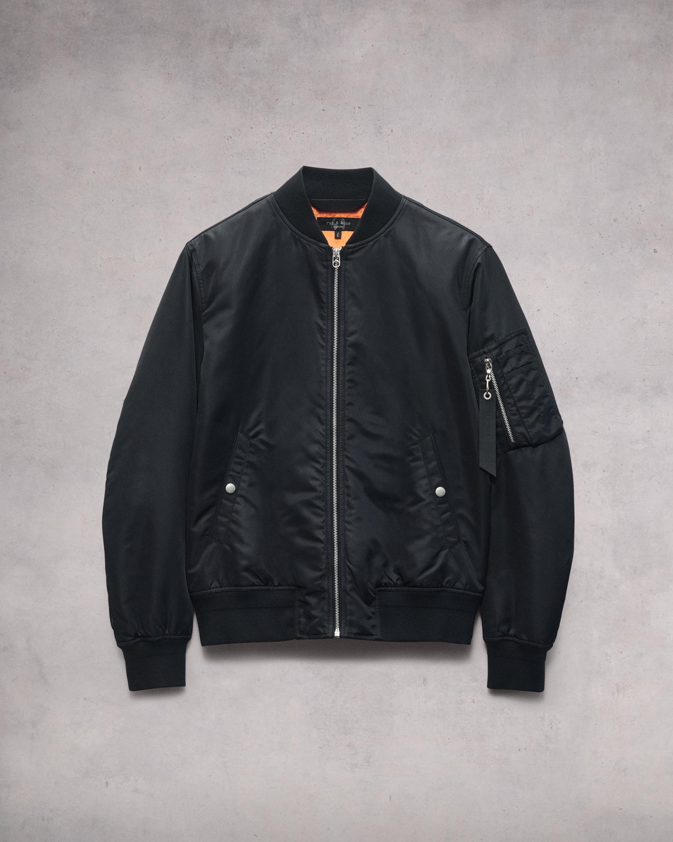 Manston Recycled Nylon Bomber - Black | rag u0026 bone