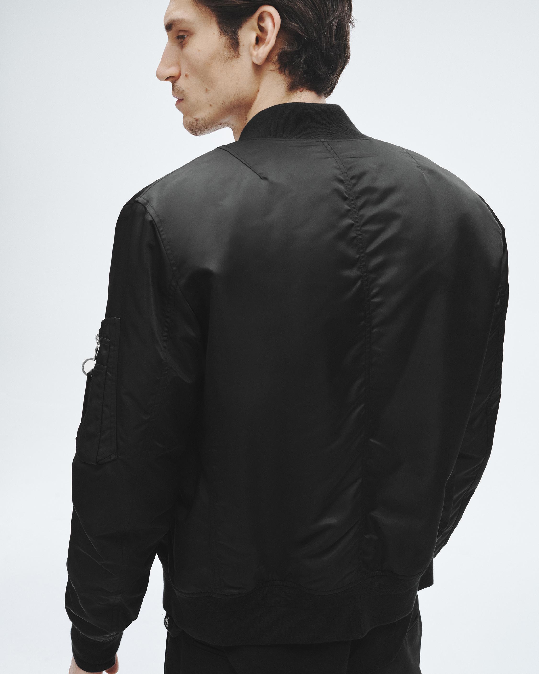 Zara black outlet bomber