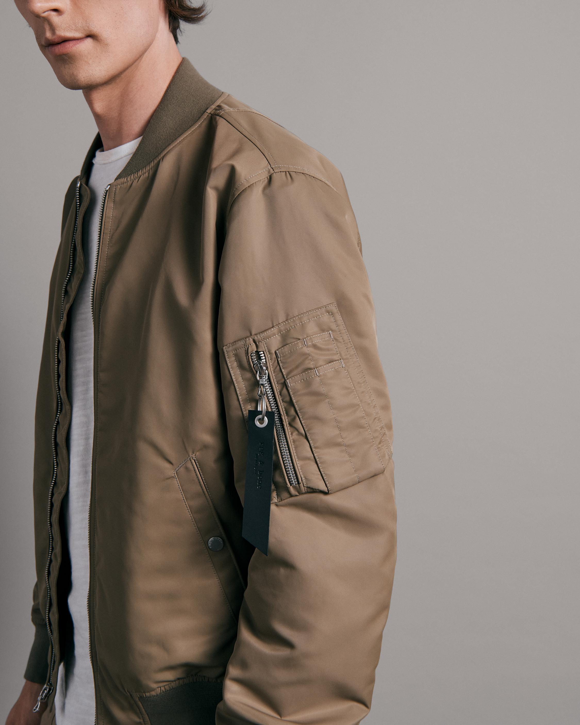 Buy the Manston Recycled Nylon Bomber