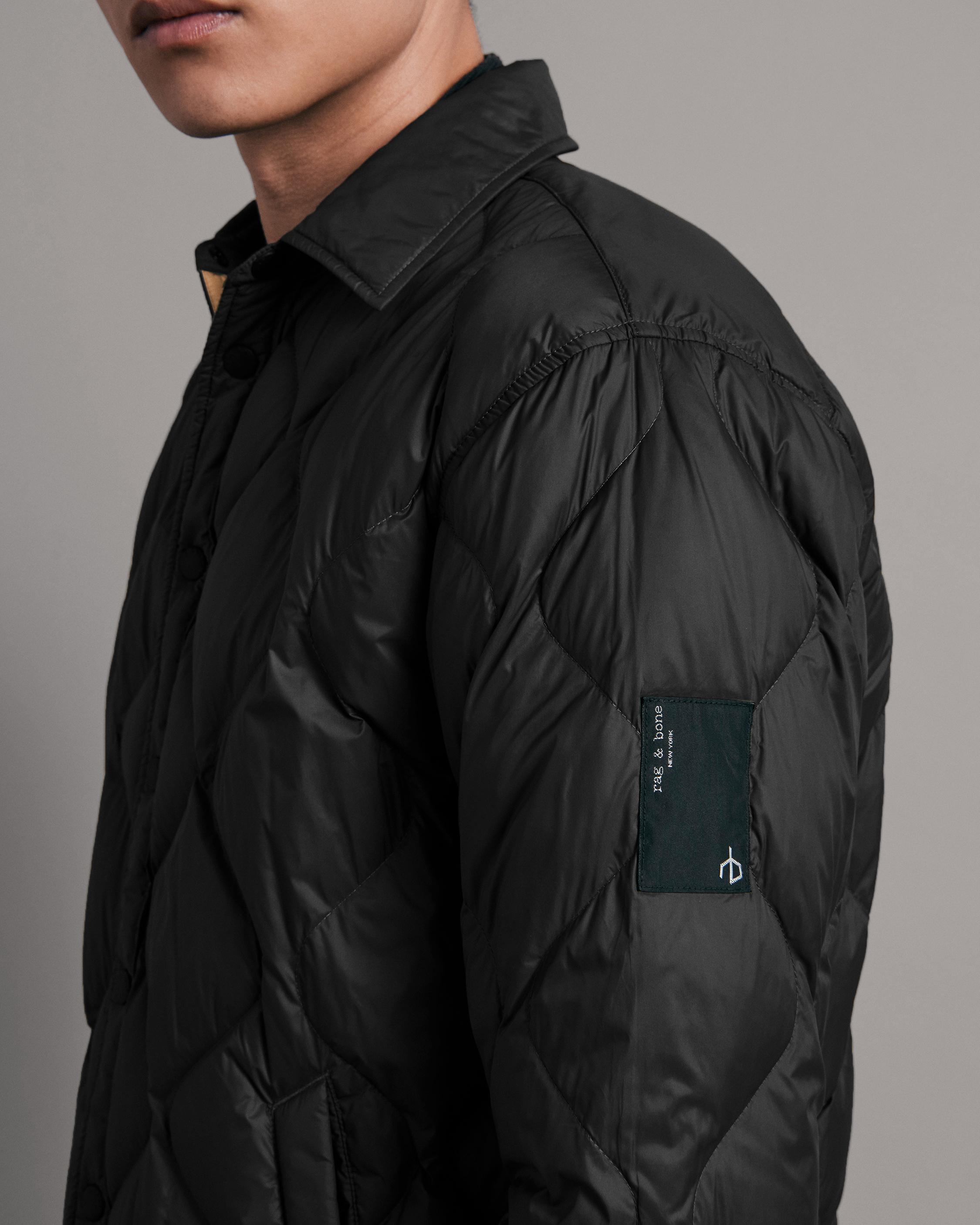 Padded Dane Nylon Jacket - Black | rag & bone