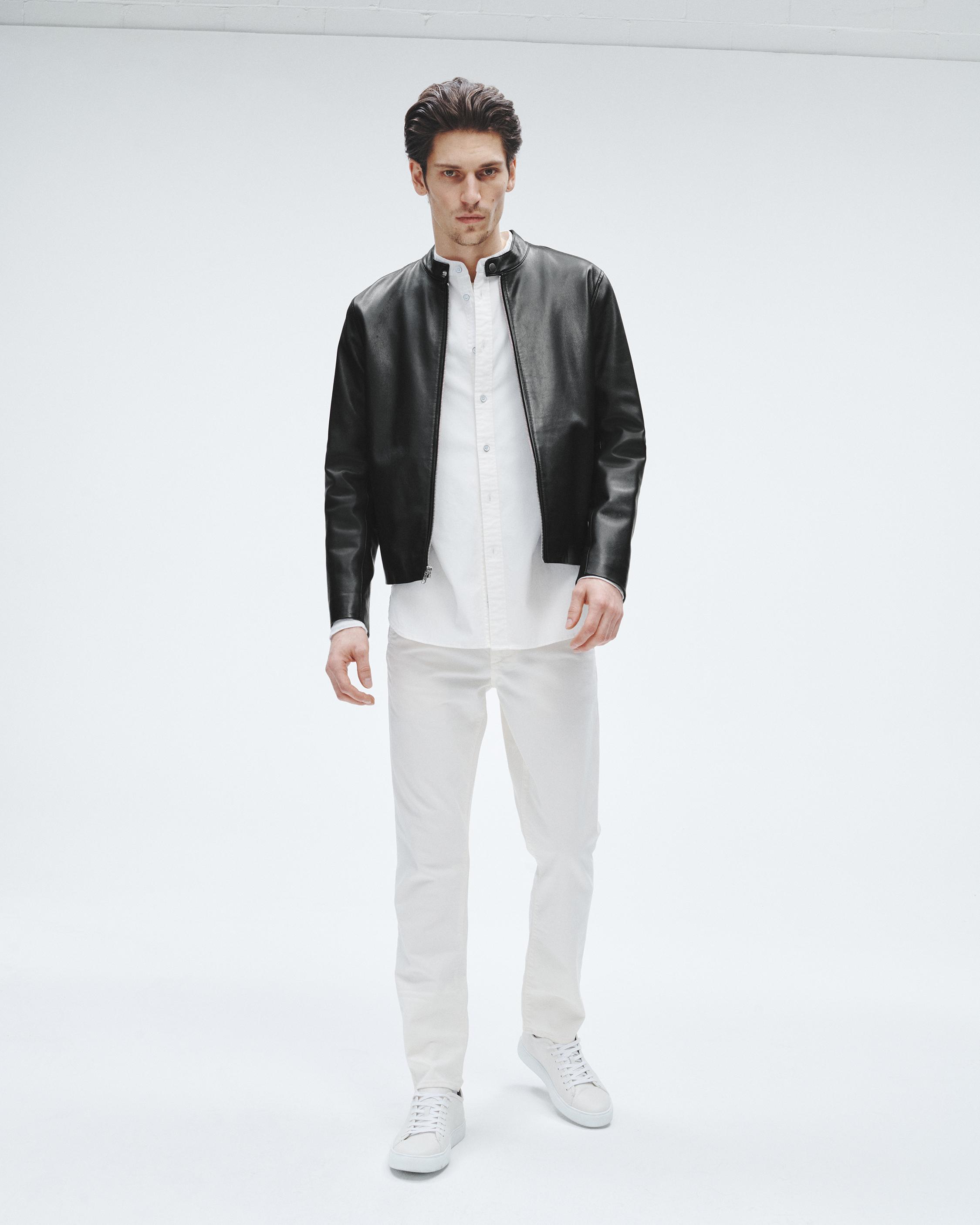 Zara faux outlet leather jacket mens