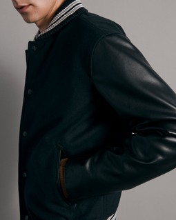 Varsity Leather Jacket image number 6