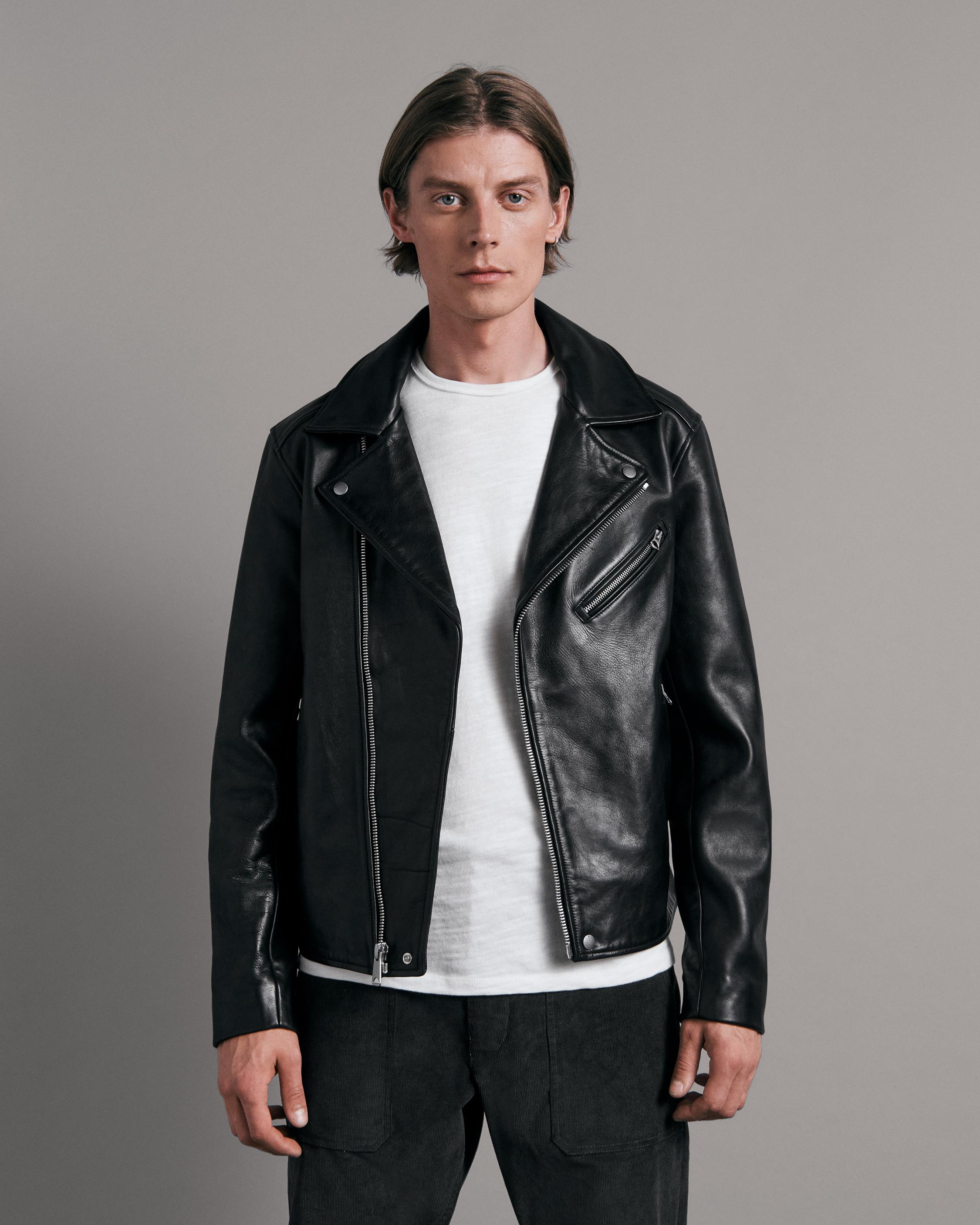 Buzz Leather Jacket - Black | rag & bone