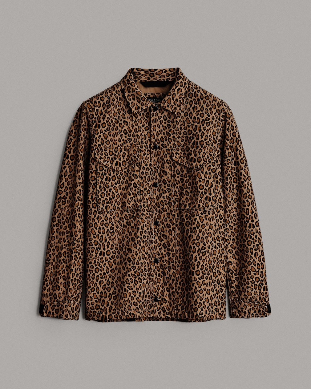 Leopard Flight Coaches Cotton Jacket