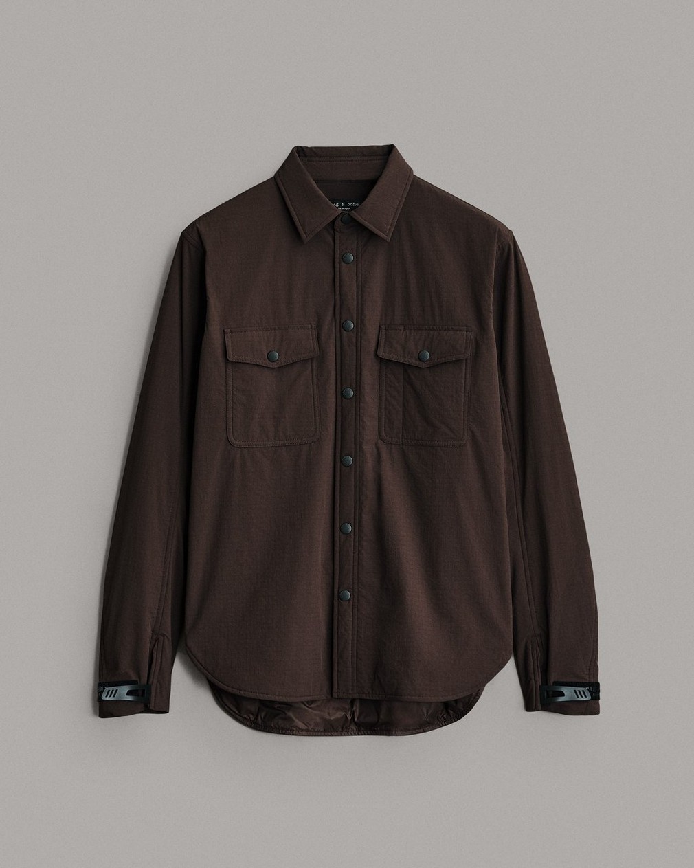 Filled Nylon Engineered Shirt Jacket