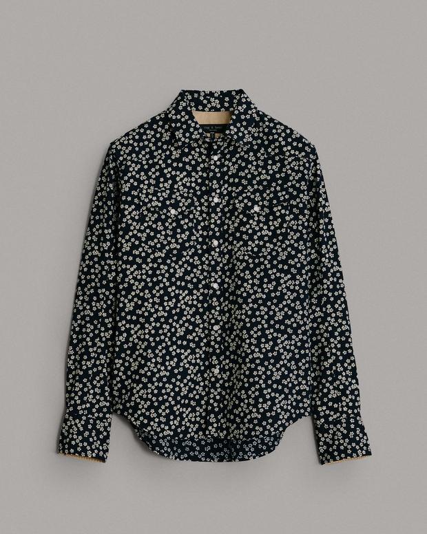 Engineered Chambray Western Shirt image number 2