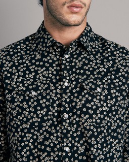 Engineered Chambray Western Shirt image number 6