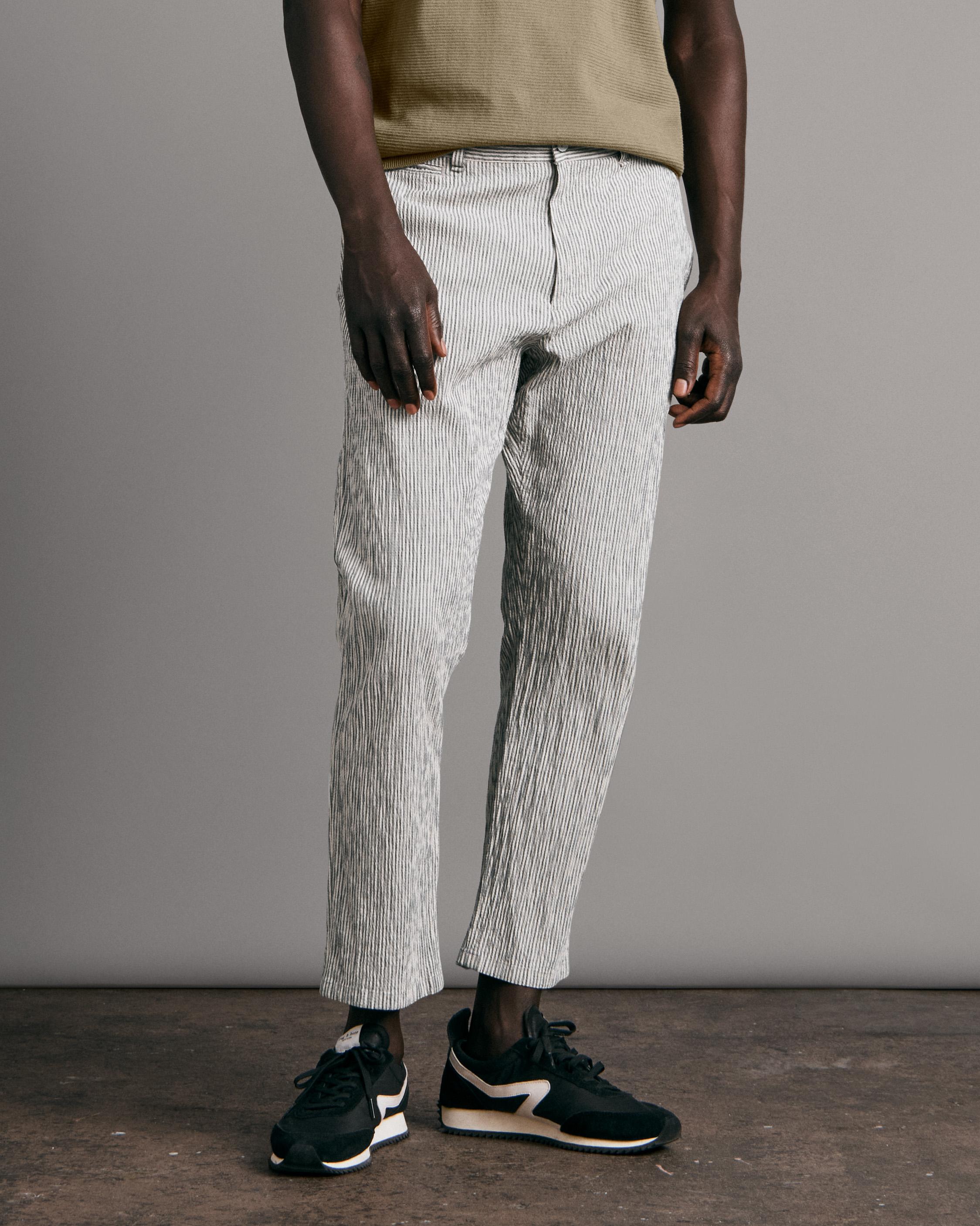 Beck Cotton Seersucker Cropped Pant image number 1