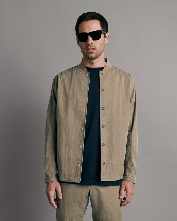 Paperweight Cotton Bomber Shirt image number 1