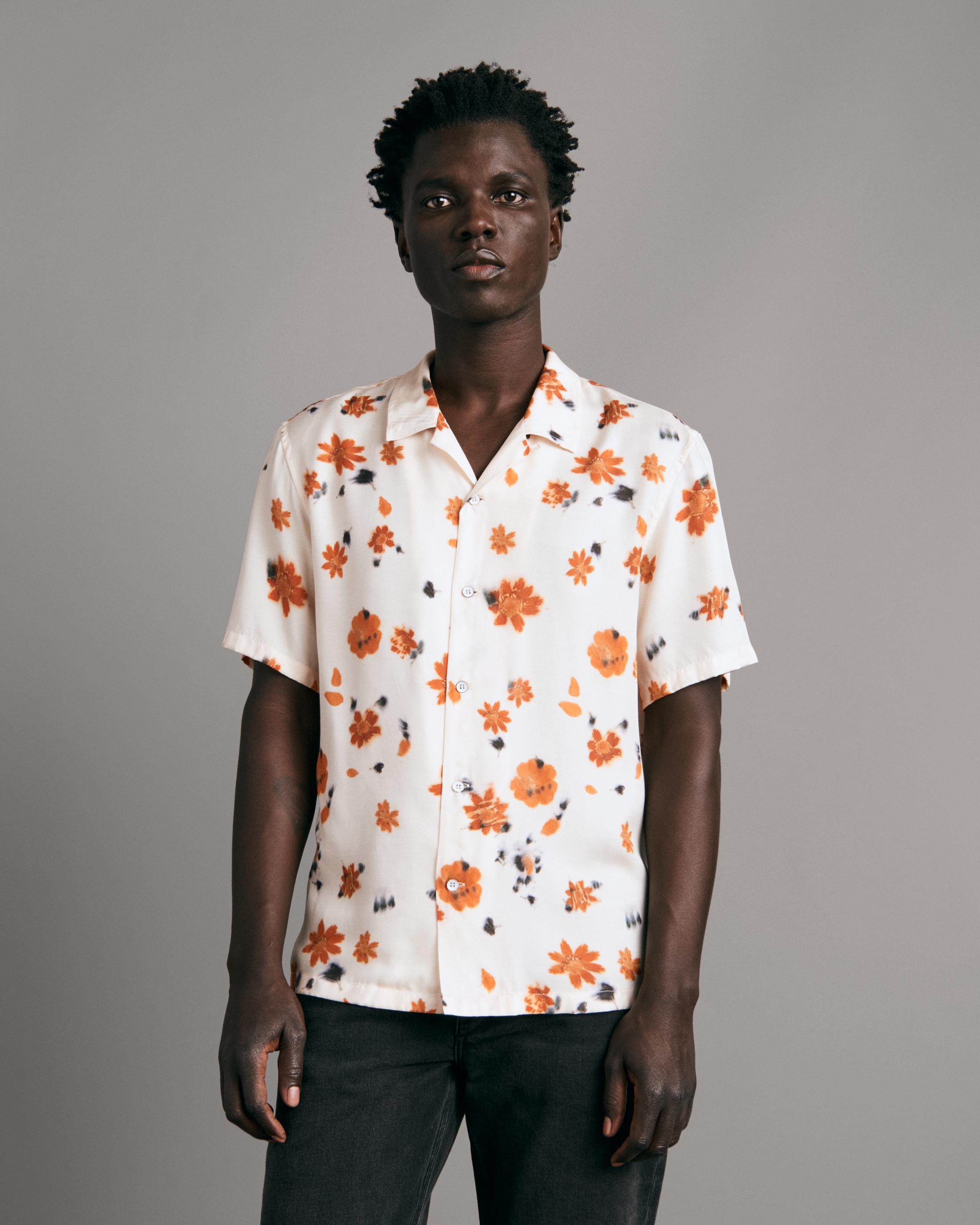 Buy the Avery Cotton Print Shirt | rag &amp; bone