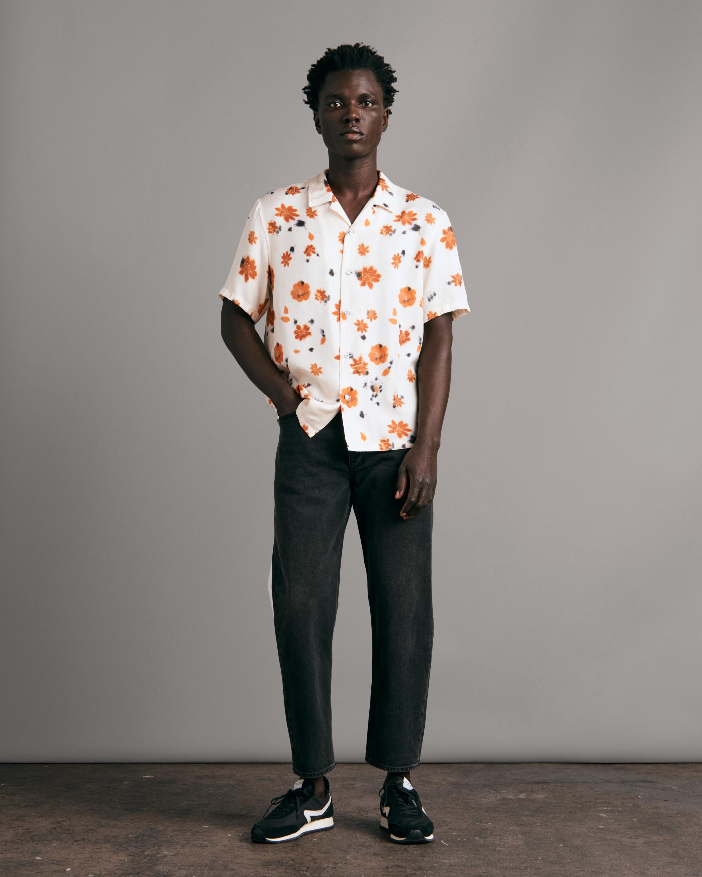 Buy the Avery Cotton Print Shirt | rag &amp; bone