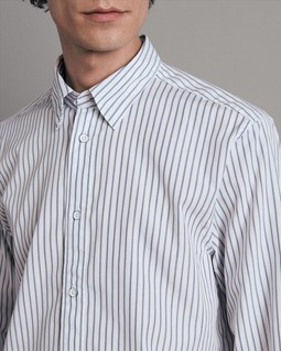 Zac Stripe Cotton Shirt image number 5