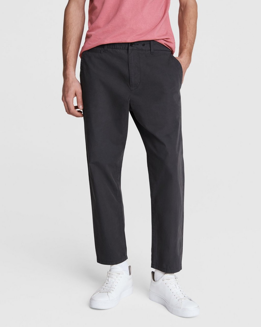 Beck Cropped Peached Cotton Pant
