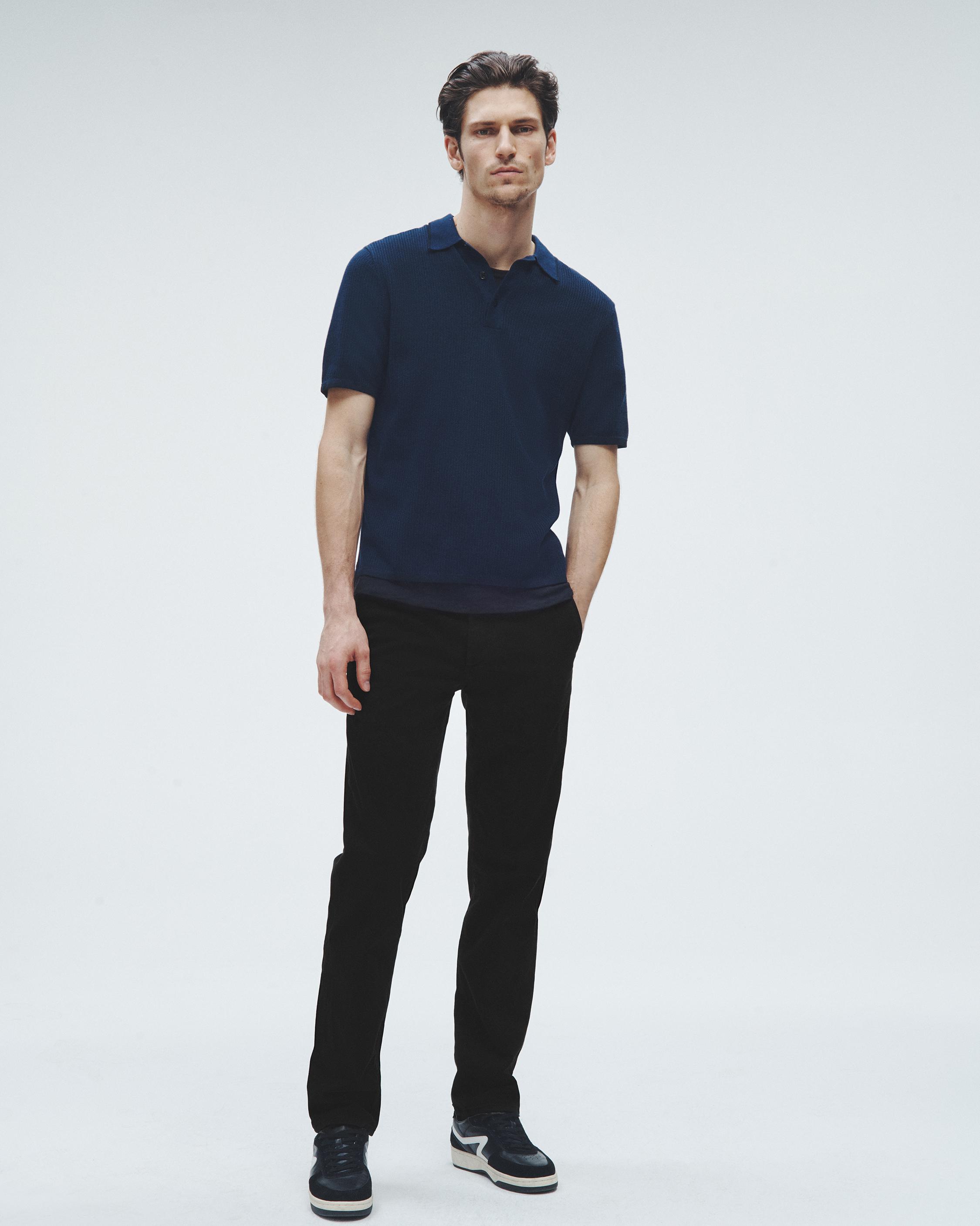 Slim-Fit Stretch-Cotton Twill Chinos