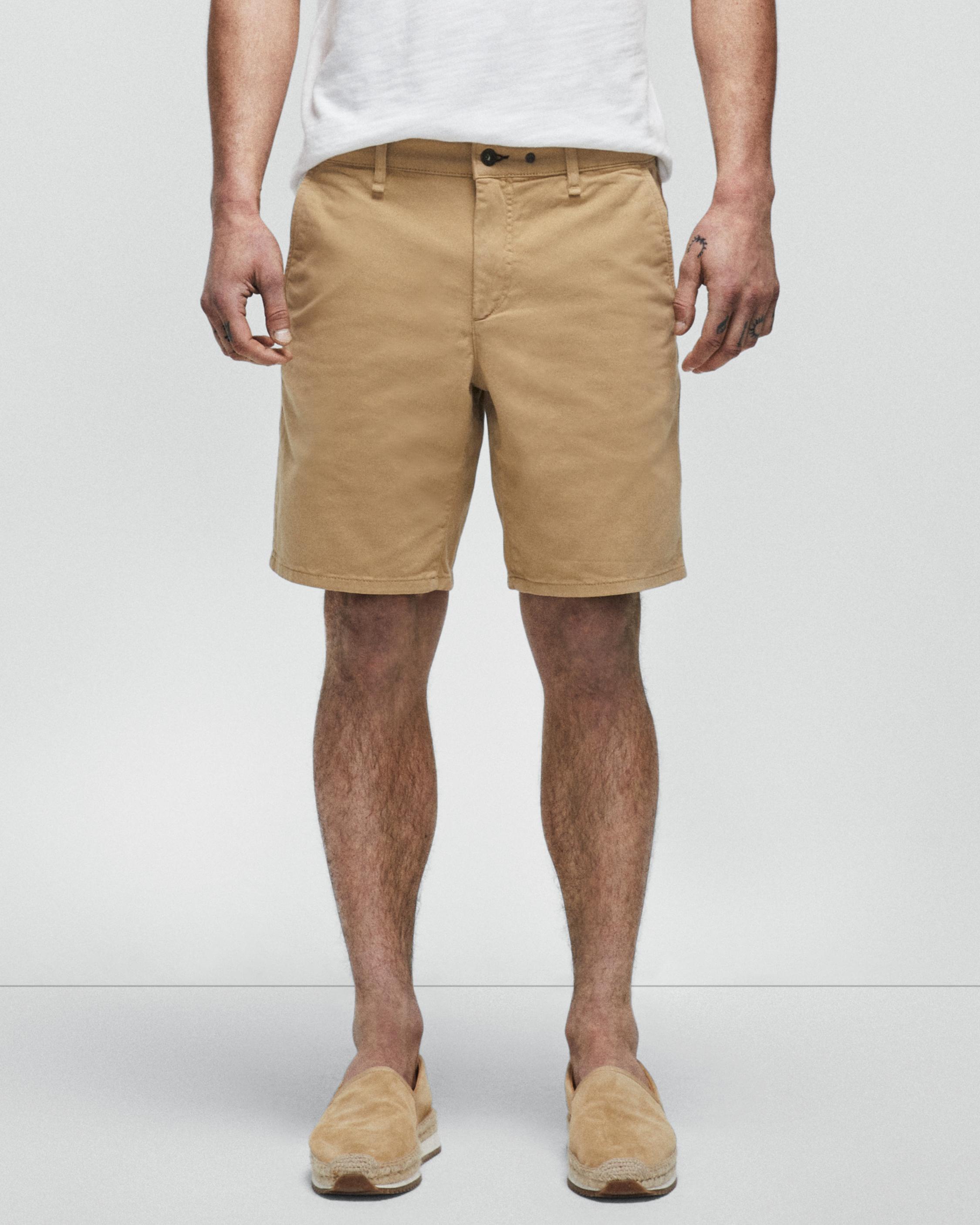 GIORGIO ARMANI Straight-Leg Pleated Crinkled Stretch-Twill Shorts for Men