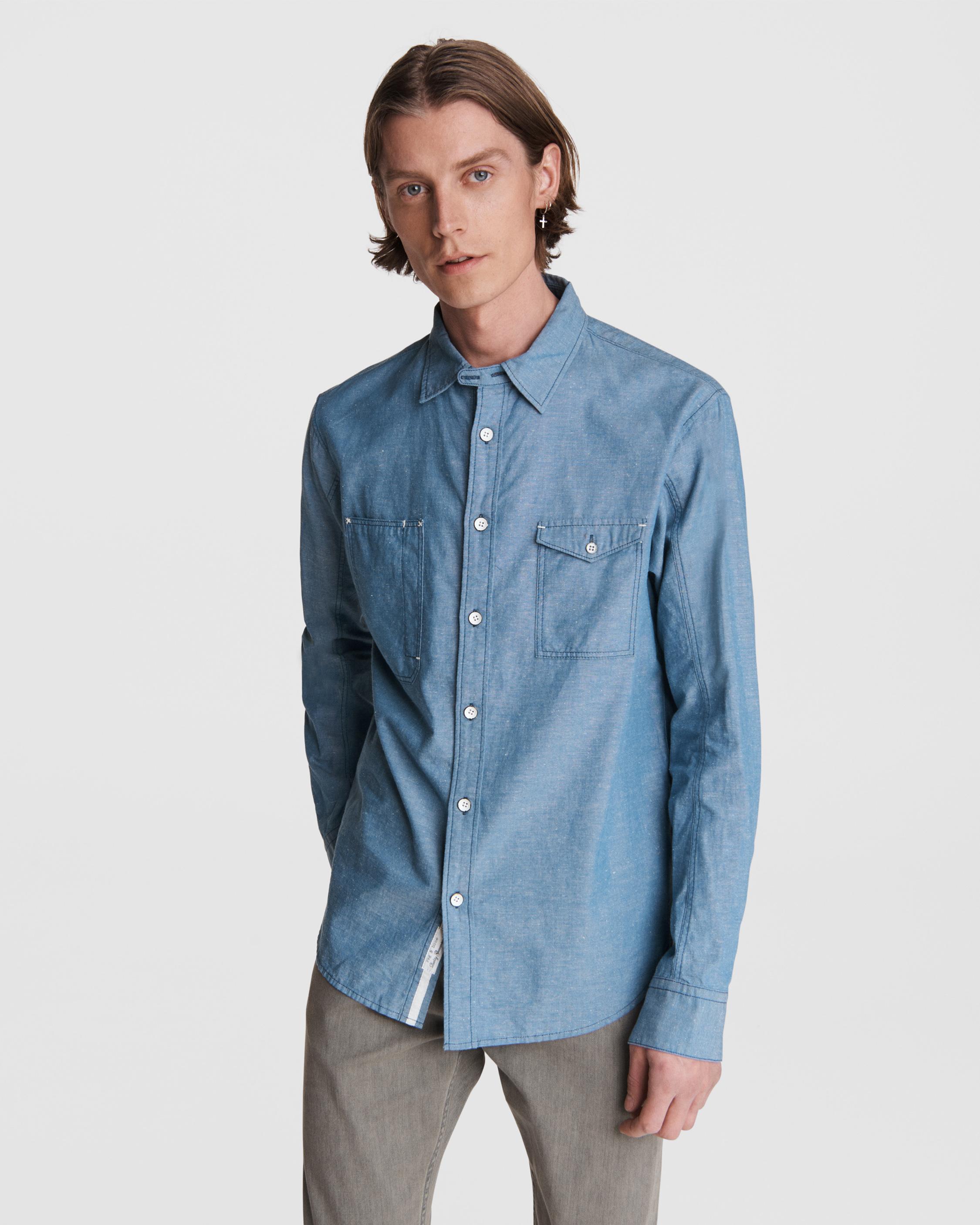 Engineered Linen Shirt image number 1