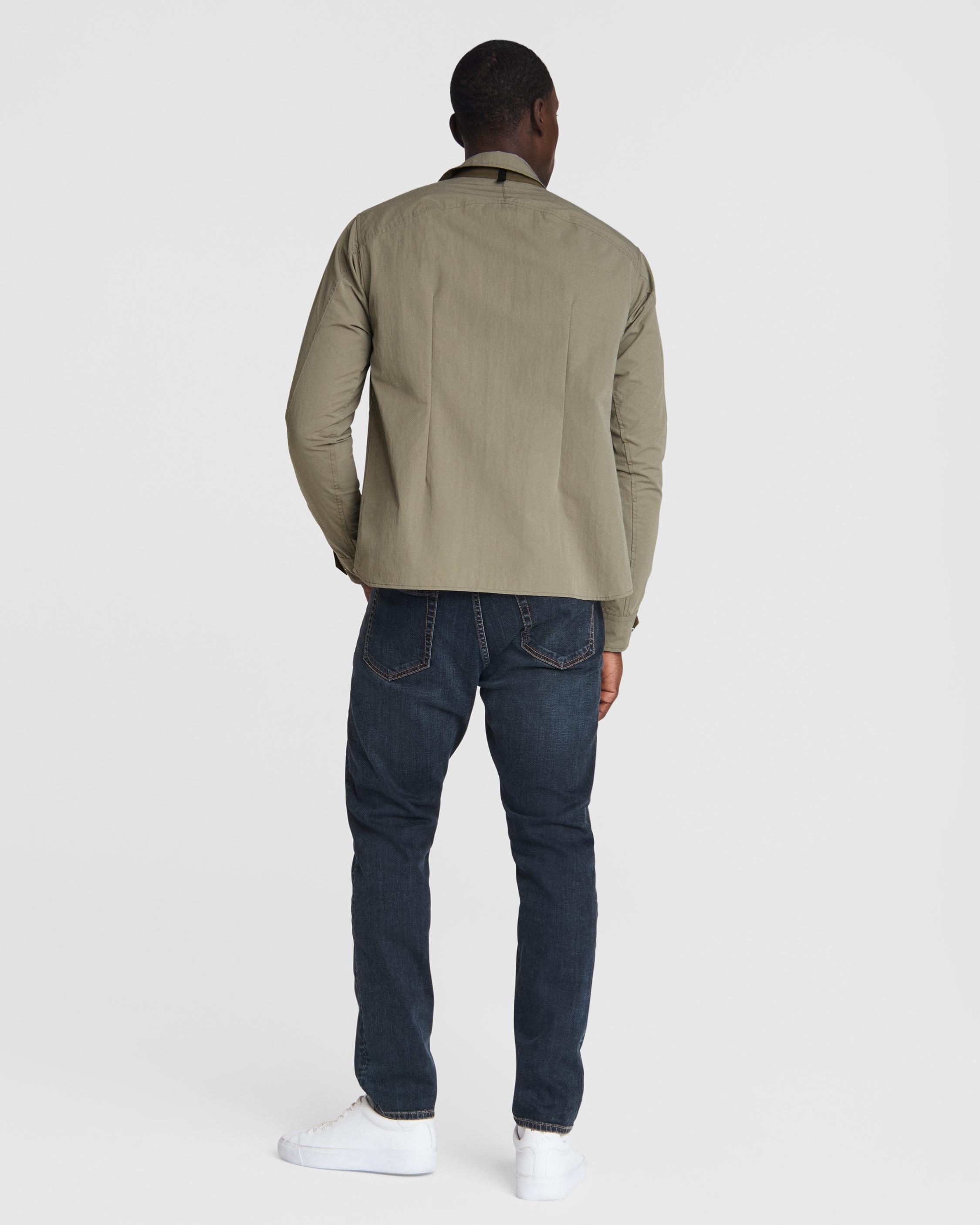 Graham Paperweight Cotton Shirt Jacket Army rag & bone