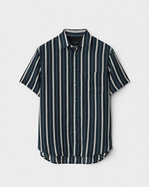 Gus Linen Stripe Shirt image number 2