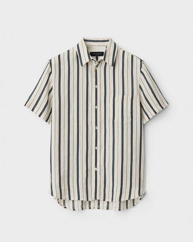 Gus Linen Stripe Shirt image number 2