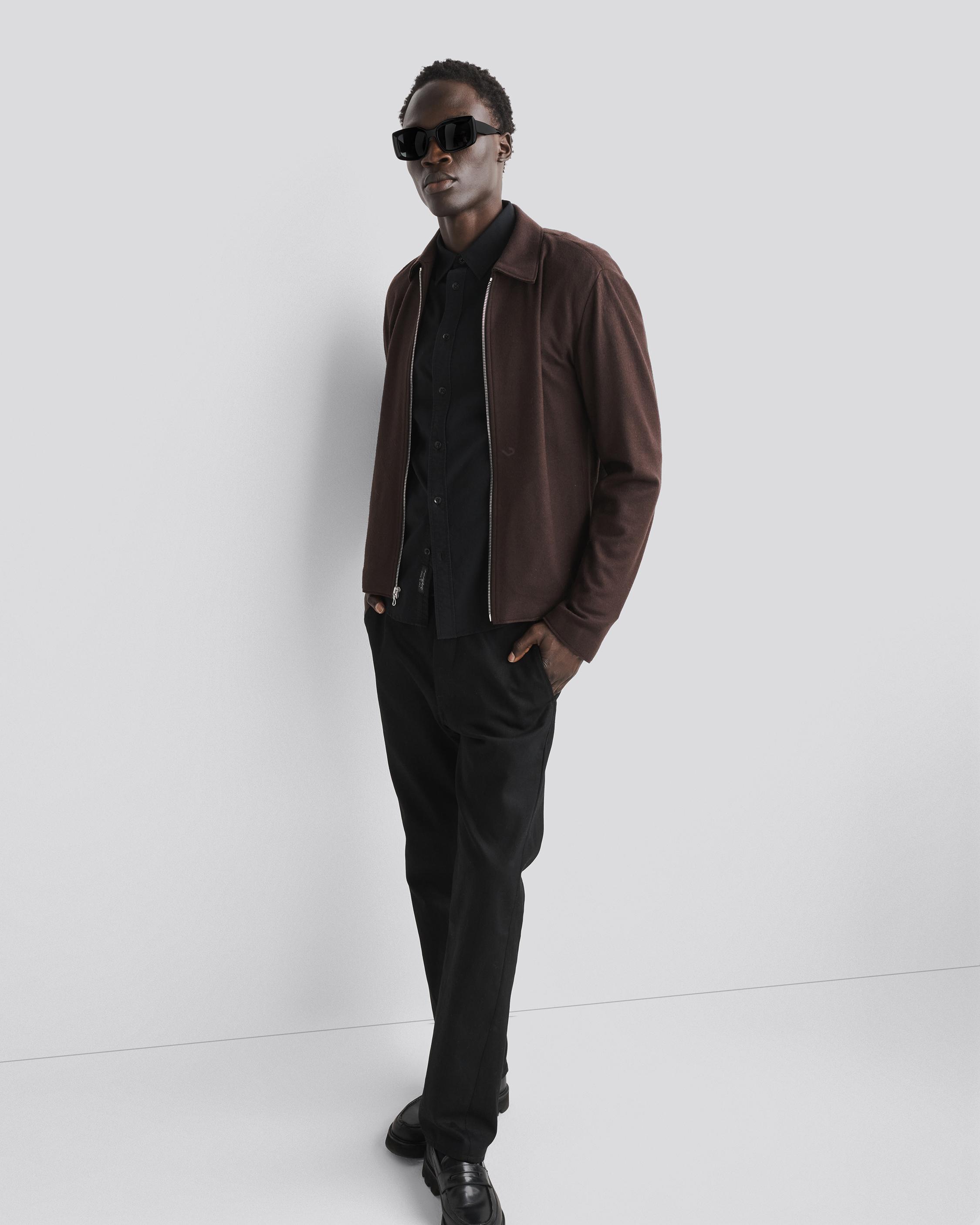 Melrose Japanese Wool Jacket - Dk Brown | rag & bone