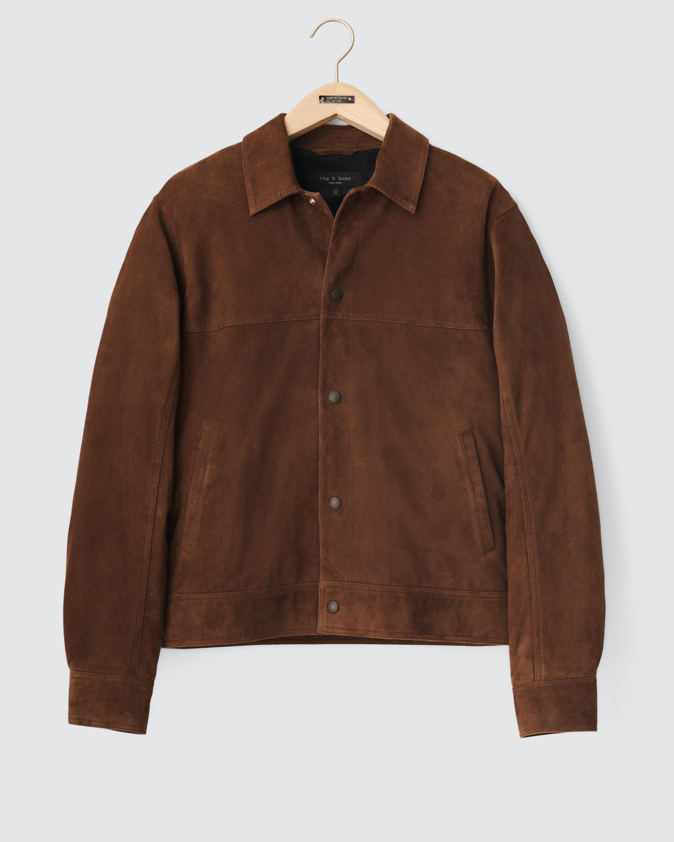 Owen Suede Trucker Jacket image number 2