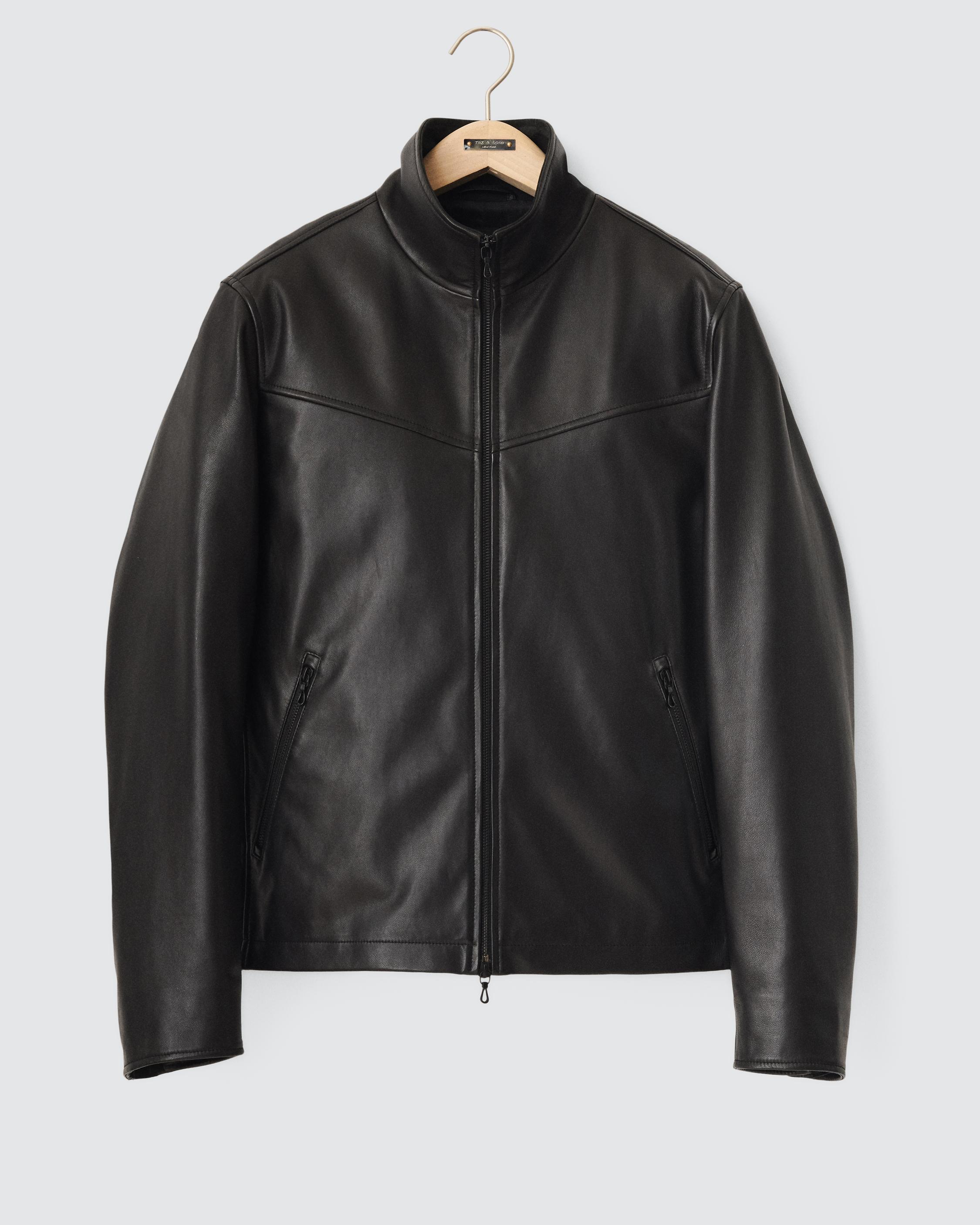 Rag and bone 2025 mens leather jacket