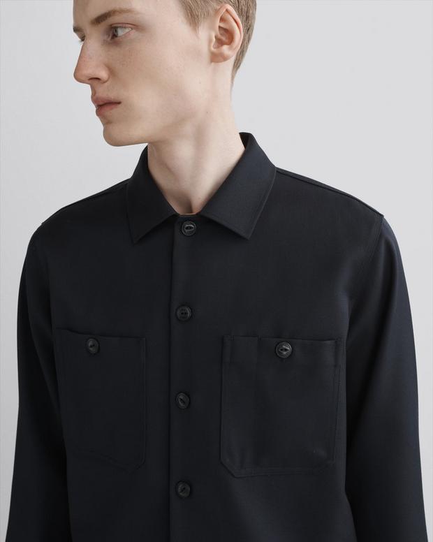 Hyde Wool Twill Shirt Jacket image number 1