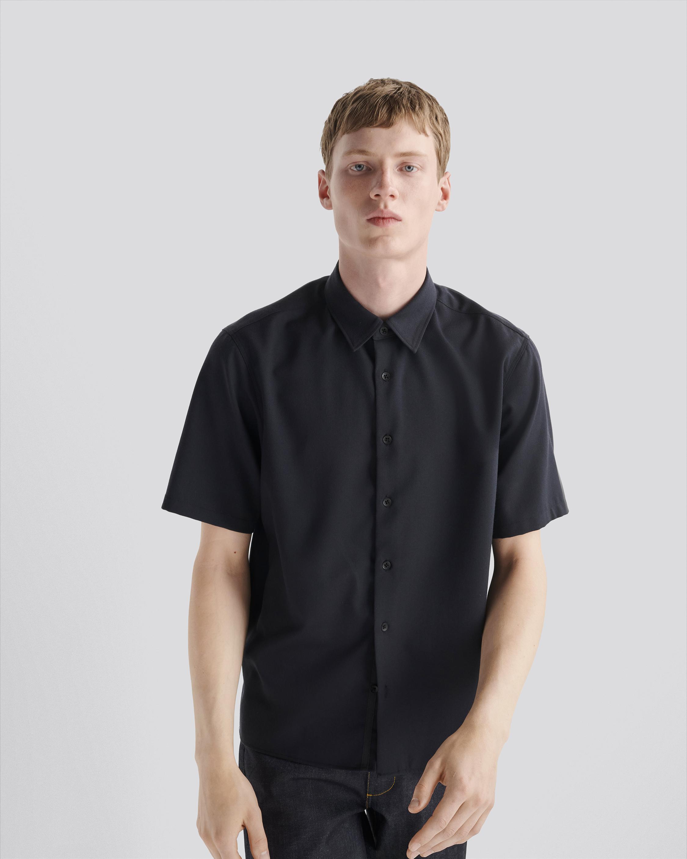 Dalton Wool Crepe Shirt