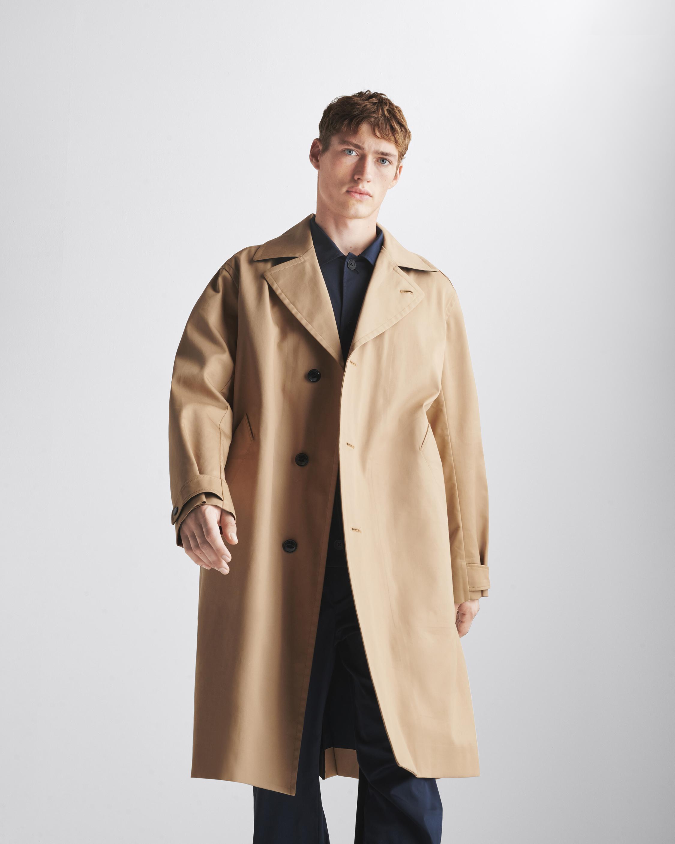 Cotton trench store coat mens