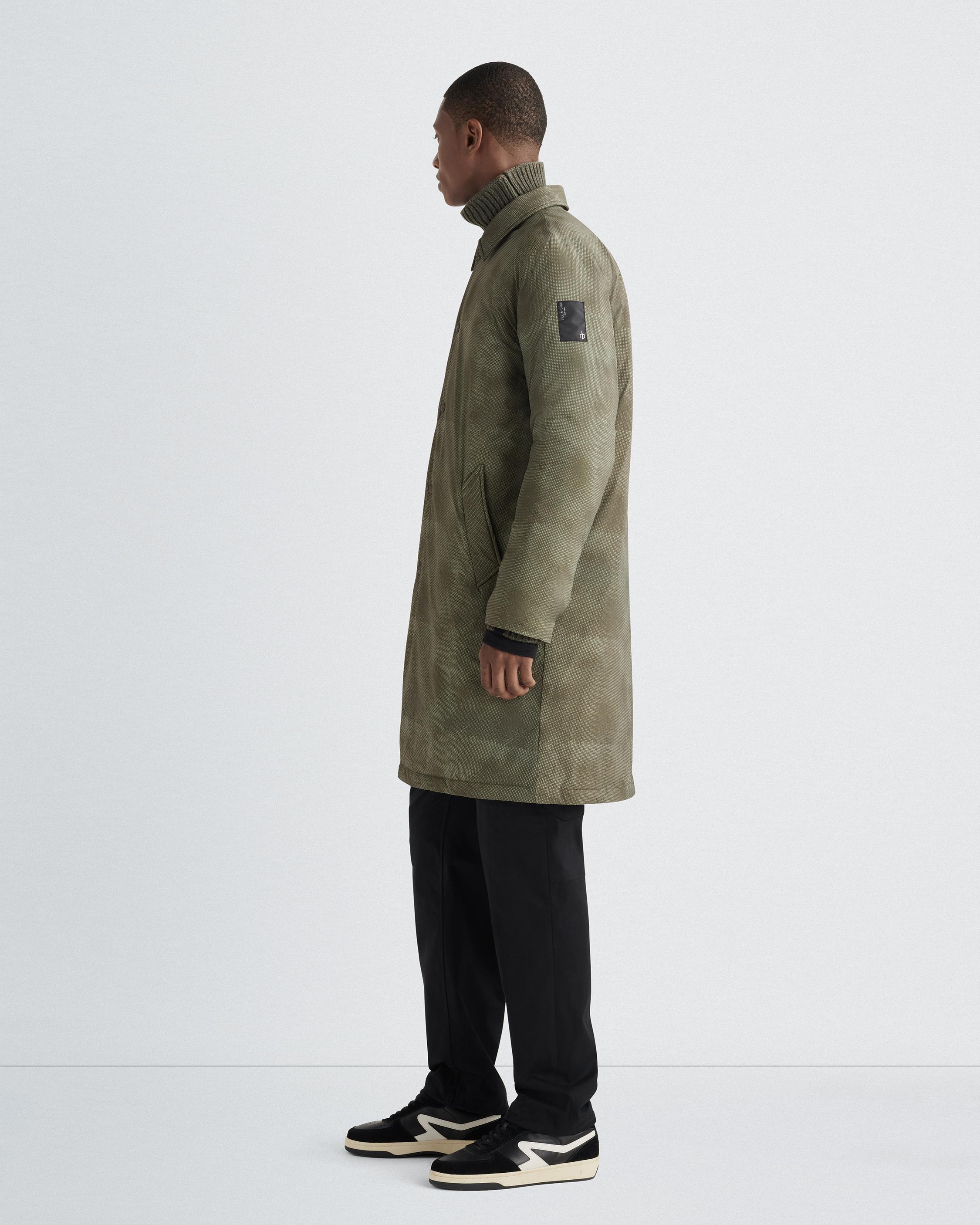 Leon Camo Nylon Puffer Car Coat image number 4