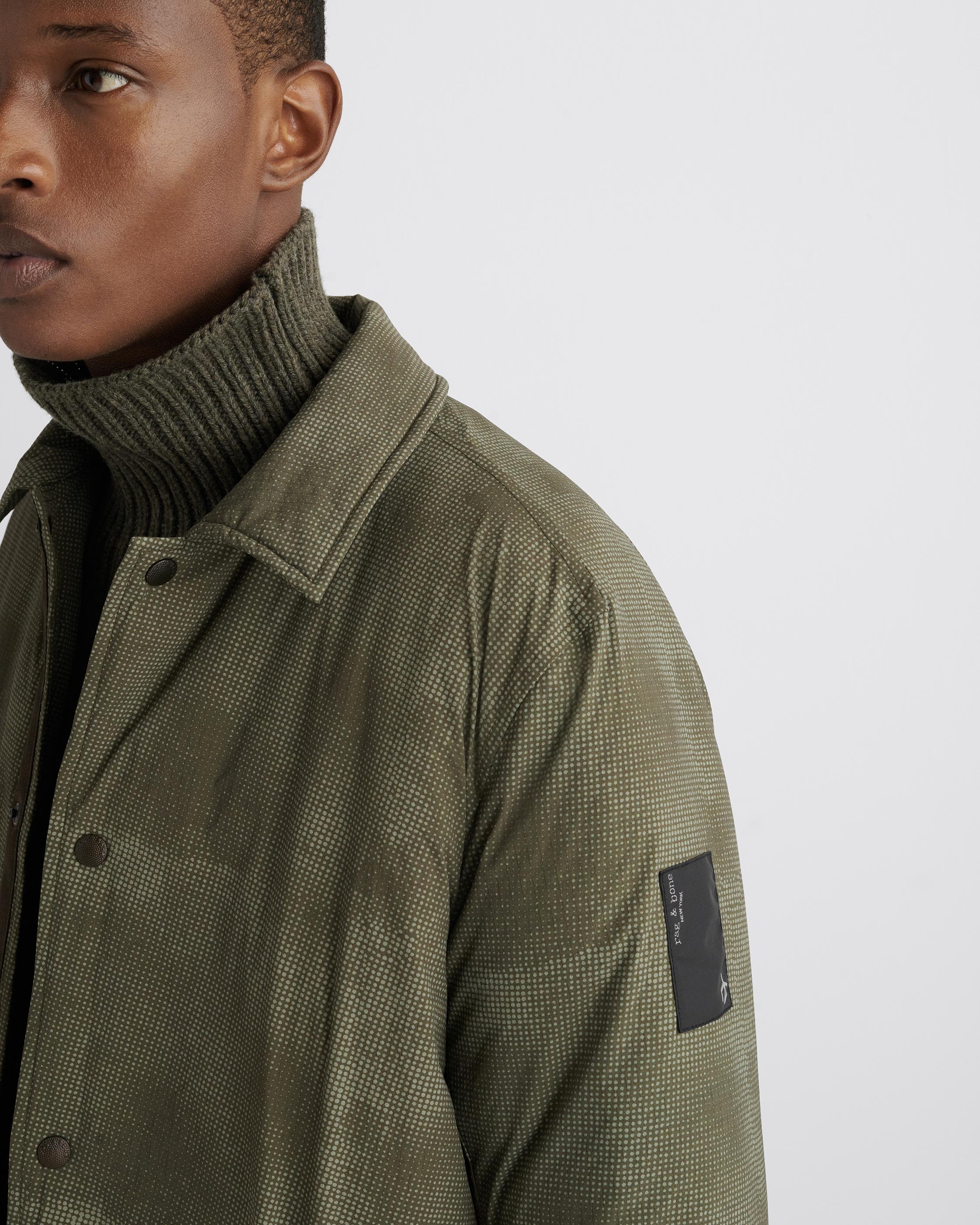 Leon Camo Nylon Puffer Car Coat image number 6