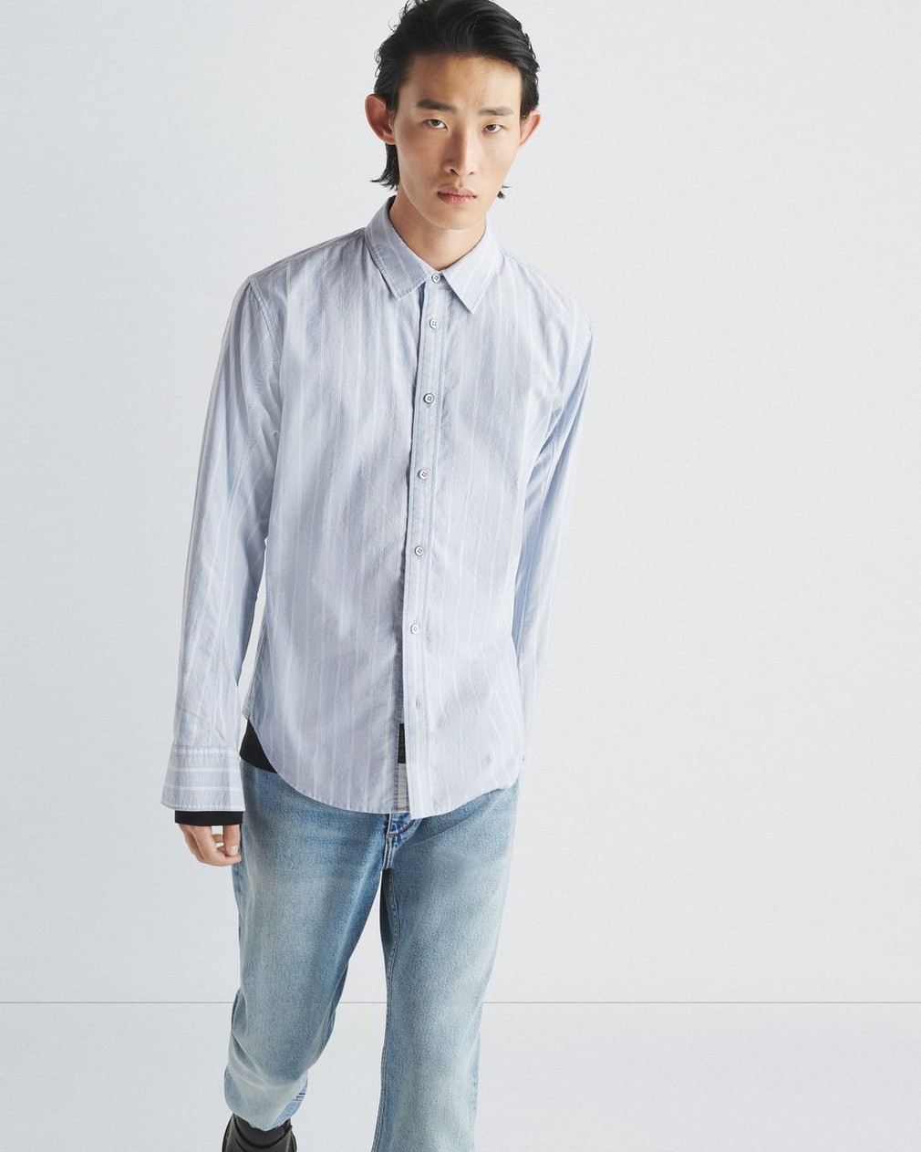 Fit 2 Engineered Cotton Stripe Oxford Shirt