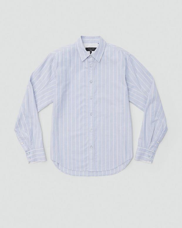 Fit 2 Engineered Cotton Stripe Oxford Shirt image number 2
