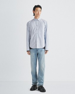 Fit 2 Engineered Cotton Stripe Oxford Shirt image number 3