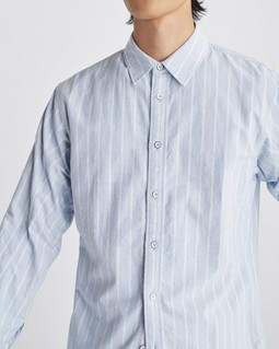 Fit 2 Engineered Cotton Stripe Oxford Shirt image number 6