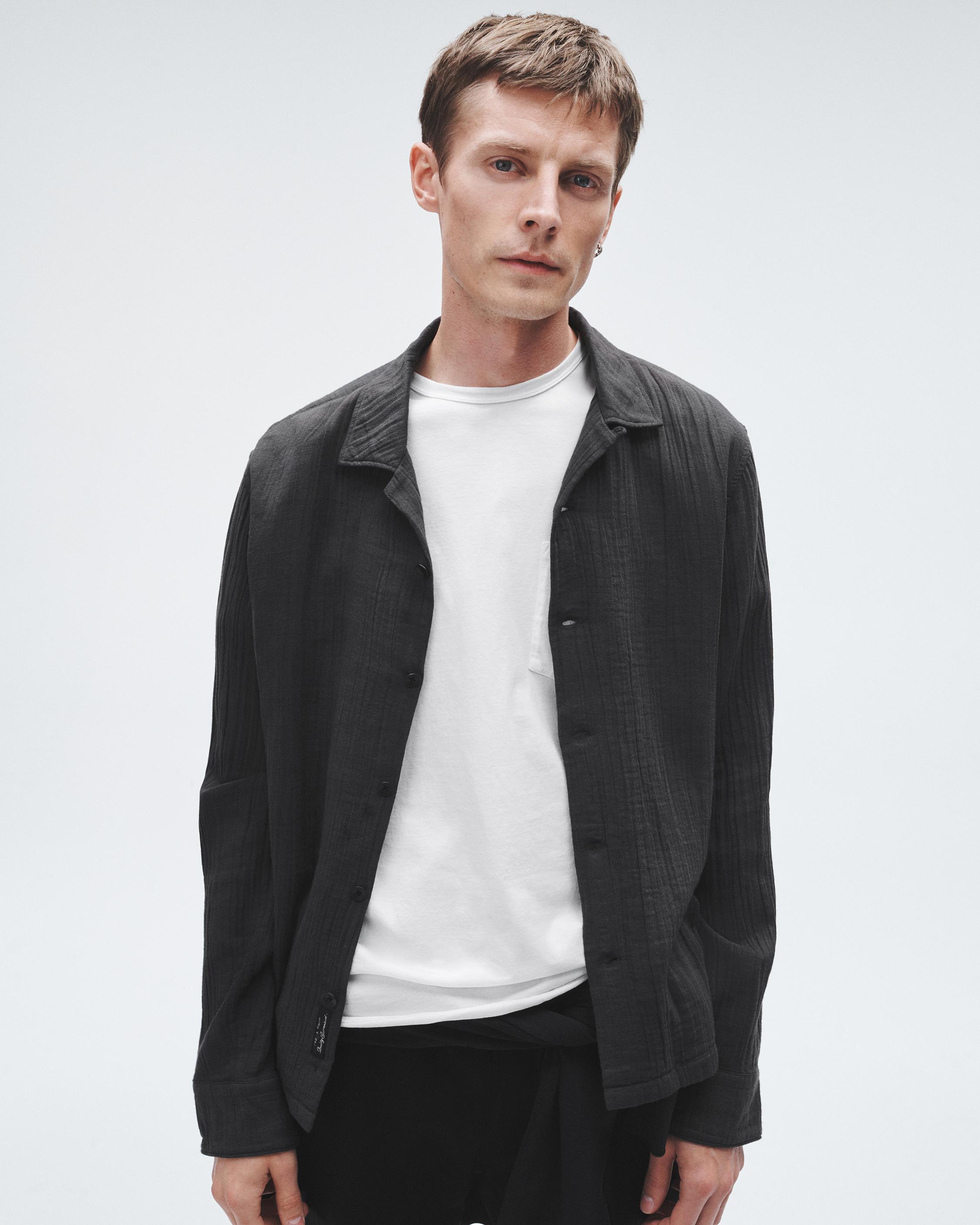 Avery Gauze Camp Shirt - Phantom | rag & bone