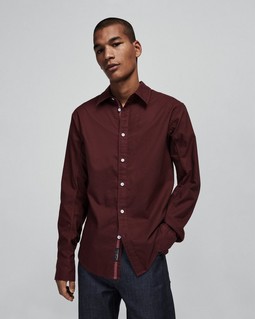 Fit 2 Engineered Oxford Cotton Shirt image number 1