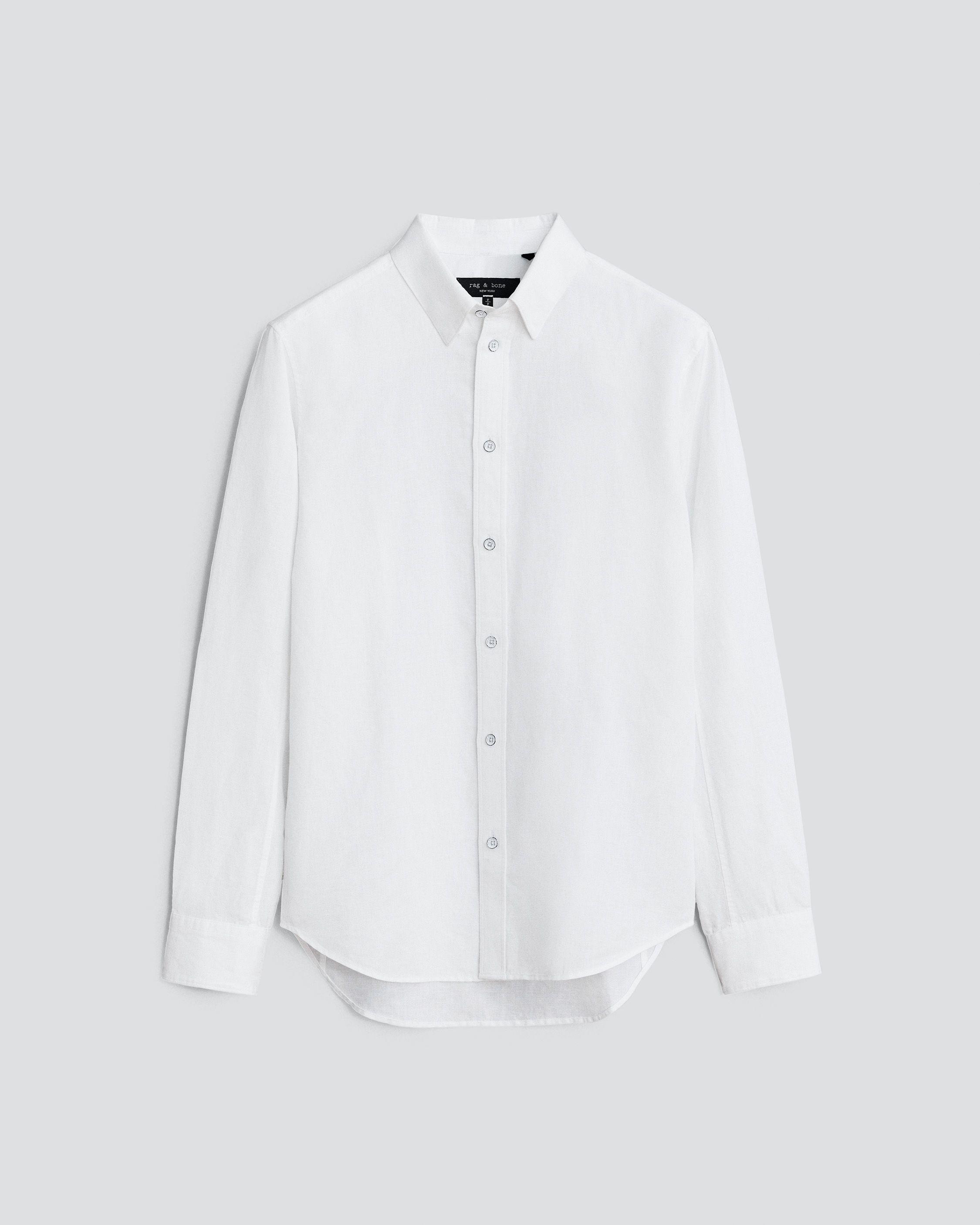 Rag and bone white hot sale shirt