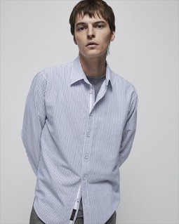 Fit 2 Engineered Oxford Cotton Shirt image number 1